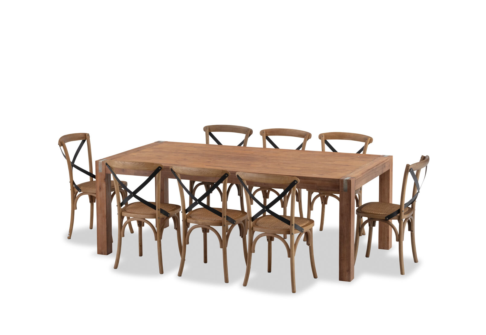 SILVERWOOD - 9 Piece Suite with Avantee Chairs SILVERWOOD