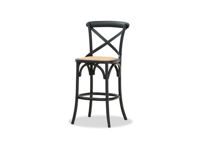 BORDEAUX - Cross Back Stool
