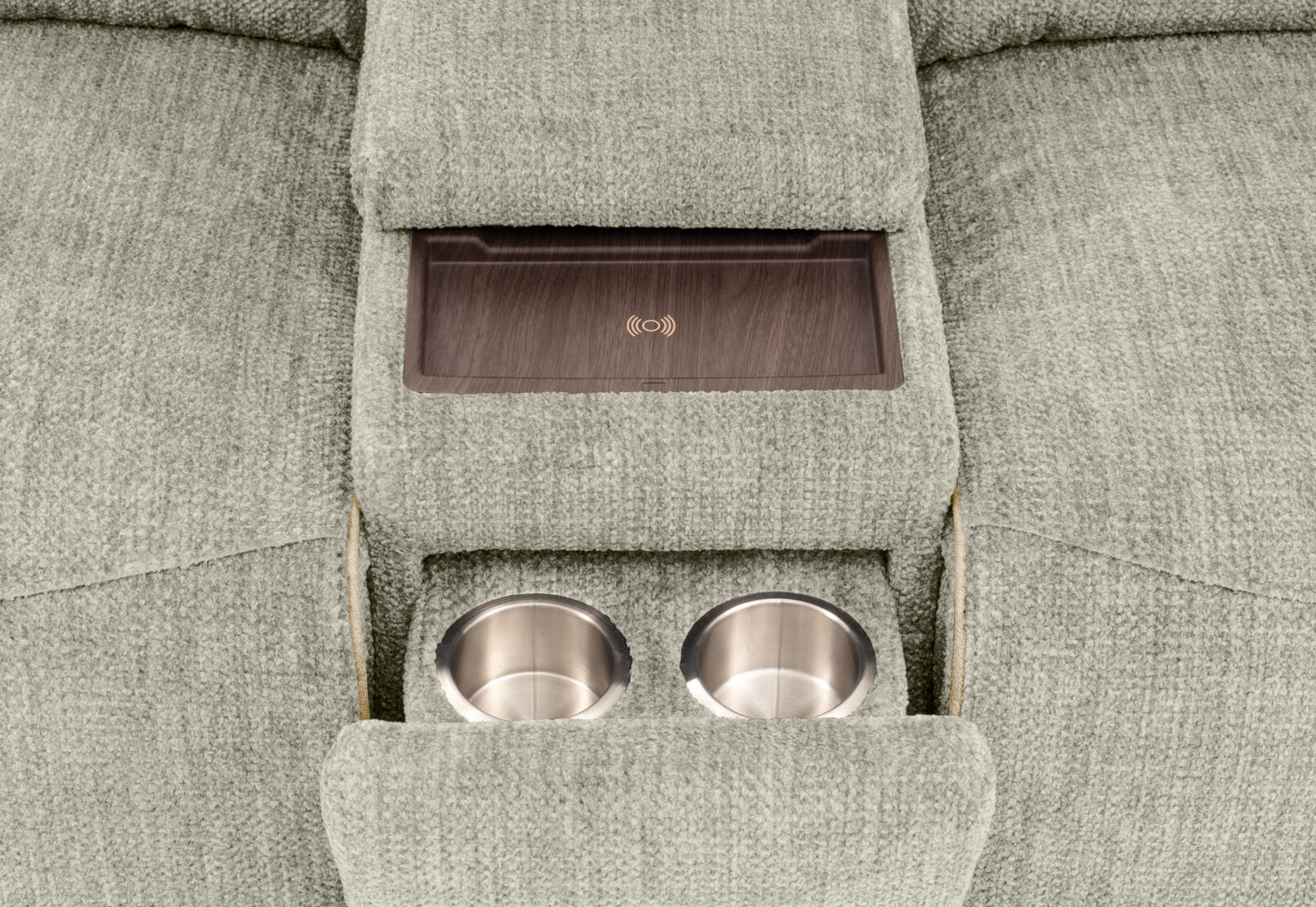 SEYMOUR FABRIC - 5 Seater Corner Lounge with LHF Console SEYMOUR FABRIC