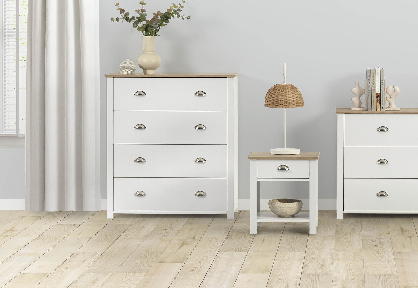 ADRIAN - 4 Drawer Tall Chest. ADRIAN