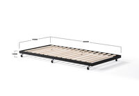 CLAY - SGL Trundle Bed CLAY