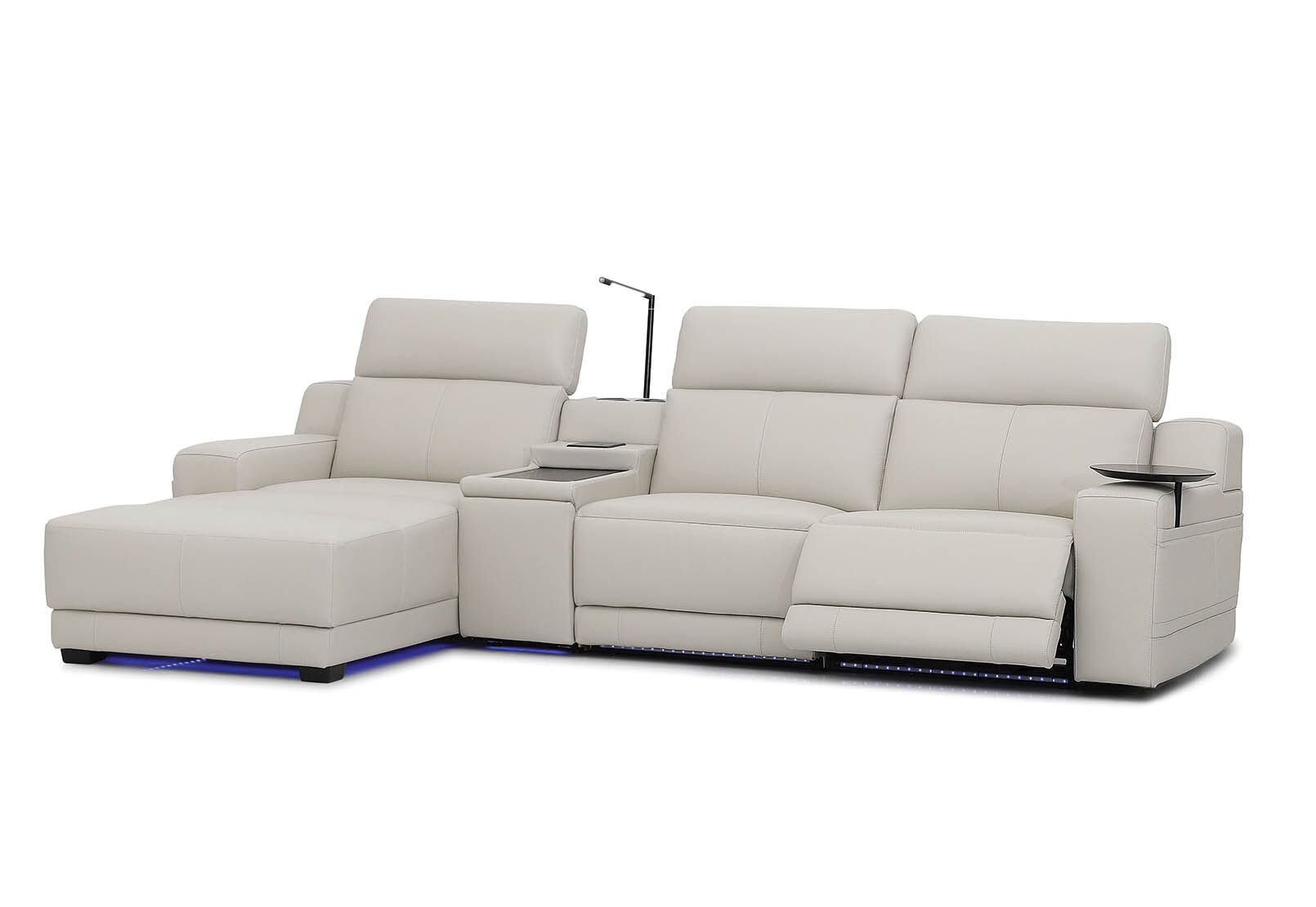 CASSIUS MK2 LEATHER - 3 Seater LHF Chaise CASSIUS MK2 LEATHER
