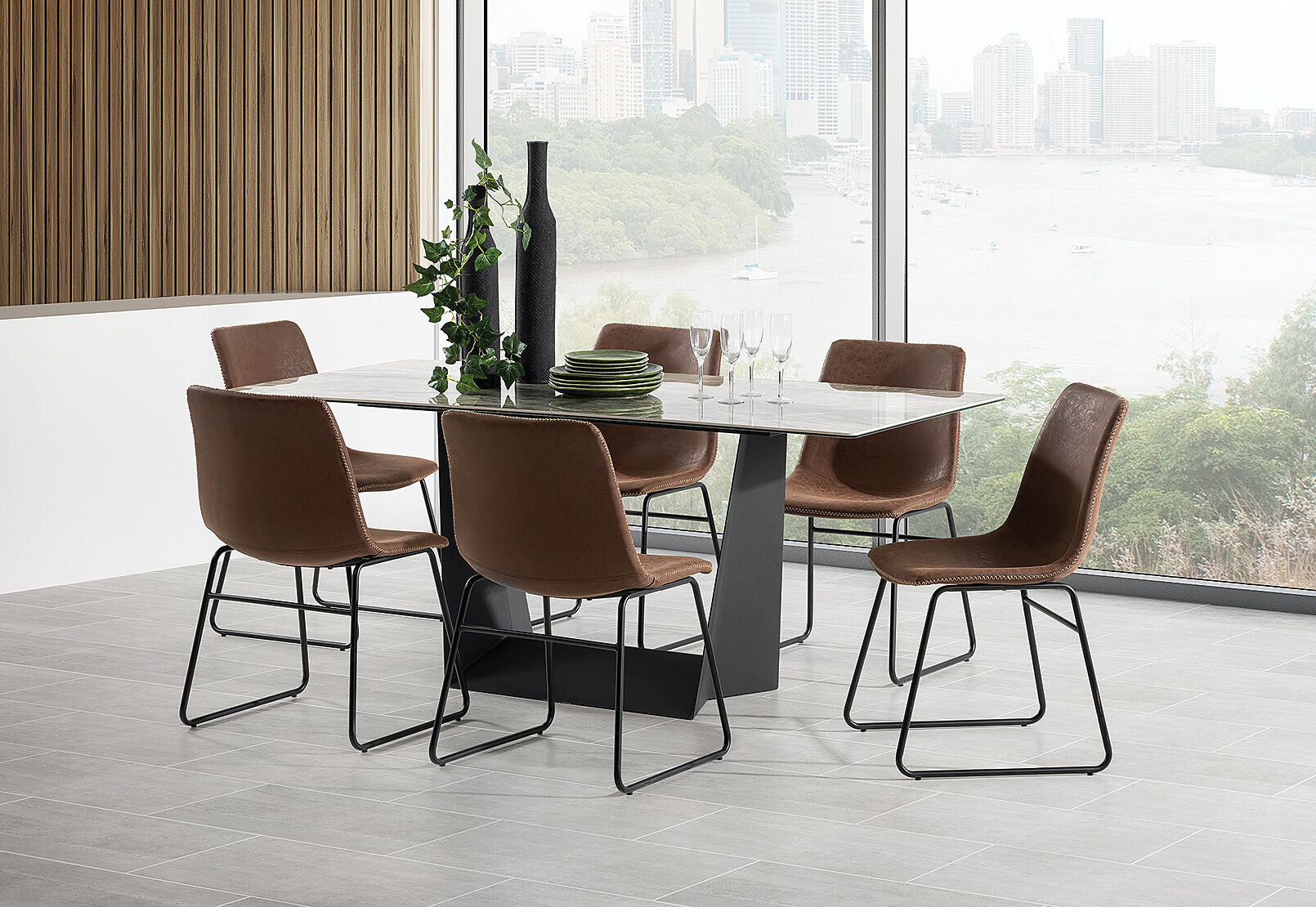 tan loz mk2 dining chair amart furniture