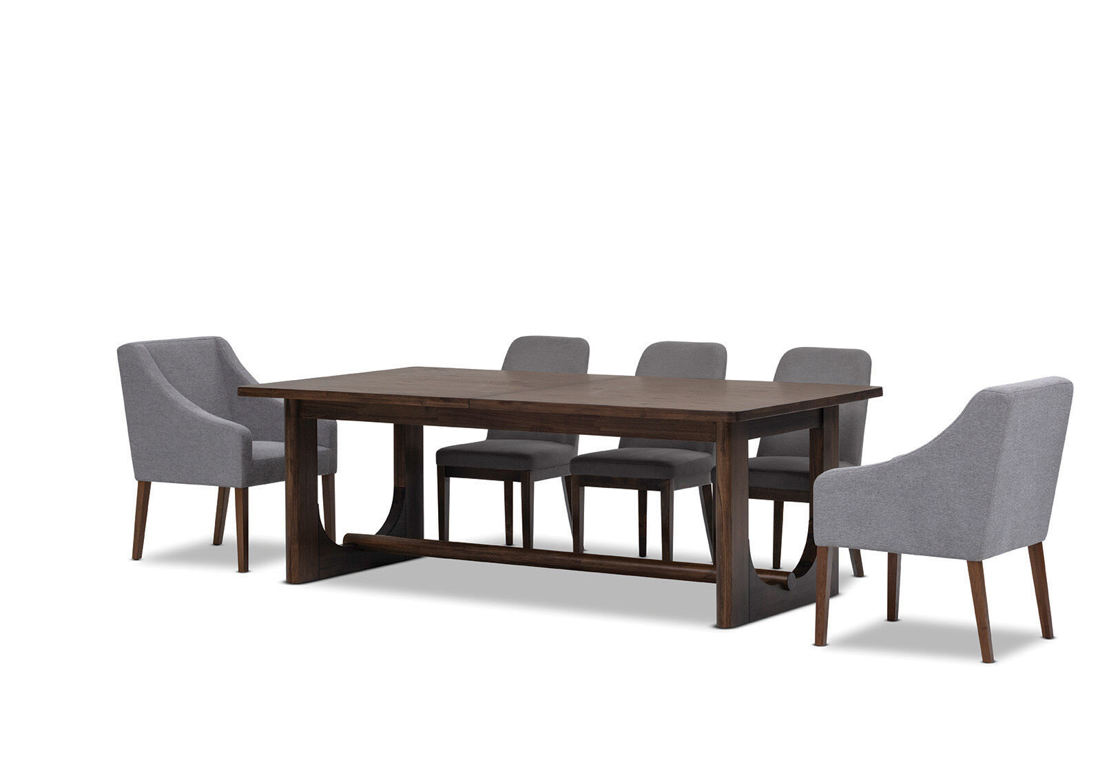 NICCOLO - 9 Piece Extension Dining Suite with 2 Volante and 6 Santino Dining Chairs NICCOLO