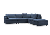SUNNI FABRIC - 5 Piece Lounge Setting SUNNI FABRIC