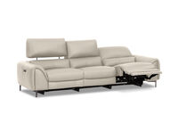 DOMINICO LEATHER - 3 Seater with 2 inbuilt Electric Recliners DOMINICO LEATHER