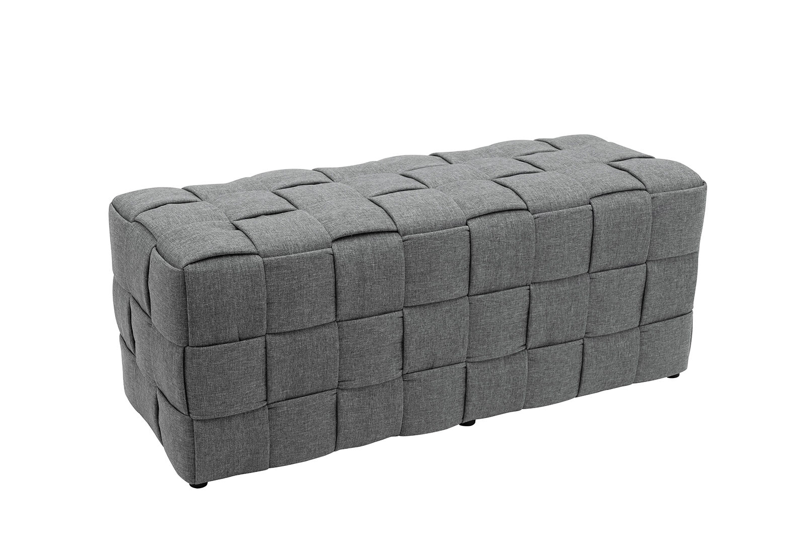 NOLAN - Light Grey Ottoman Bench NOLAN