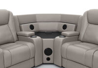 SENTINAL MK2 LEATHER - 4 Piece Corner with RHF Console SENTINAL MK2 LEATHER