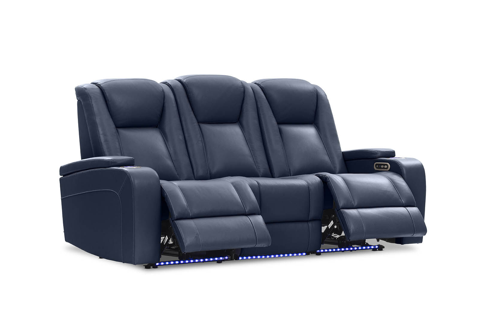 SENTINAL MK2 LEATHER - 3 Seater with 2 Electric Recliners SENTINAL MK2 LEATHER