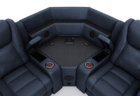 SENTINAL MK2 LEATHER - 5 Piece Corner with LHF Console SENTINAL MK2 LEATHER