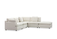 SUNNI FABRIC - 5 Piece Lounge Setting SUNNI FABRIC