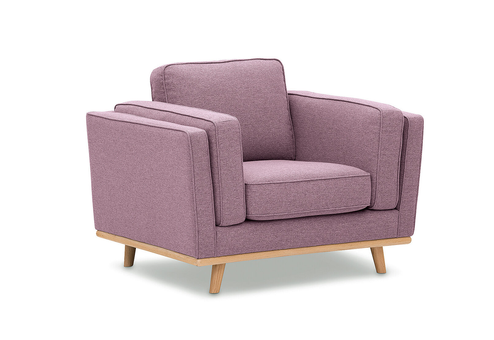 lilac loras fabric accent chair  amart furniture