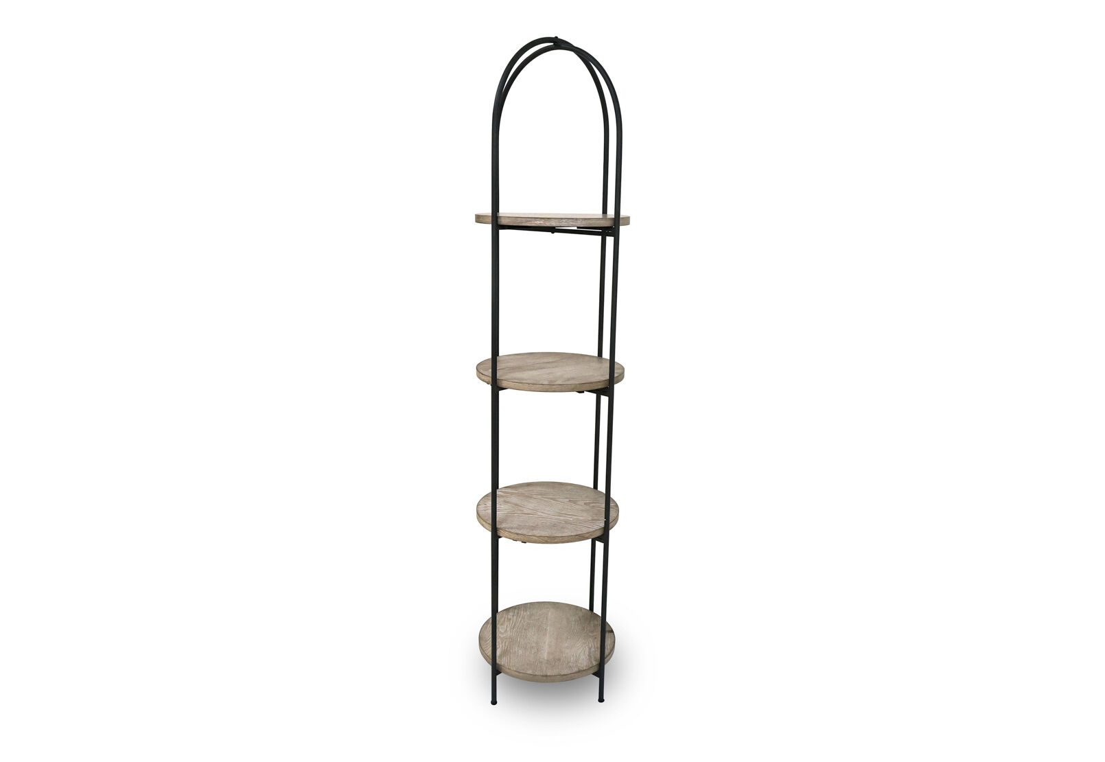 ADMIRABLE - 4 Tier Round Bookcase ADMIRABLE