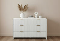 CARRARA - 6 Drawer Dresser CARRARA