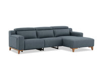 GAGE FABRIC - 3 Seater Sofa with Electric Recliner & RHF Chaise GAGE FABRIC