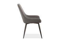 WISTERIA - Set of 2 Grey Dining Chairs WISTERIA