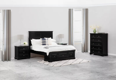 CHANELLE - 4 Piece Queen Bedroom Suite
