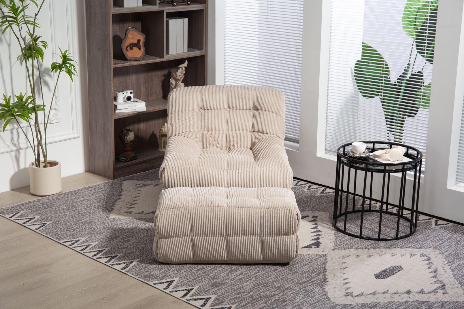 BAUTISTA - Accent Chair and Ottoman BAUTISTA