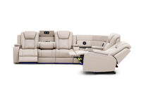 SENTINAL MK2 LEATHER - 5 Piece Corner with LHF 3 Seater SENTINAL MK2 LEATHER