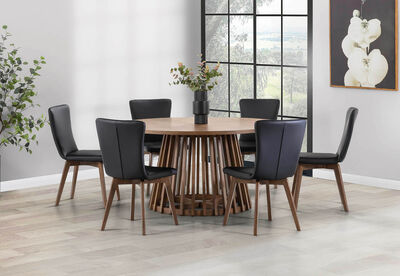 TORENTO - 7 Piece Dining Suite with Allcot Dining Chairs