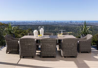PORTOFINO - 9 Piece Outdoor Dining Suite PORTOFINO