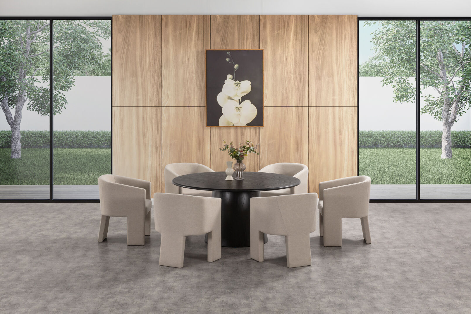 THANOS - 7 Piece Dining Suite with Alicante Dining Chairs. THANOS