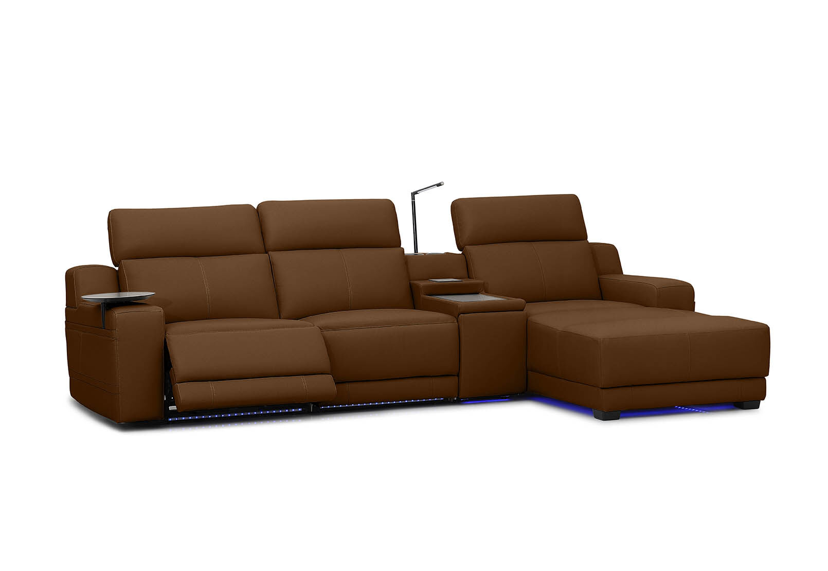 CASSIUS MK2 LEATHER - 3 Seater RHF Chaise CASSIUS MK2 LEATHER