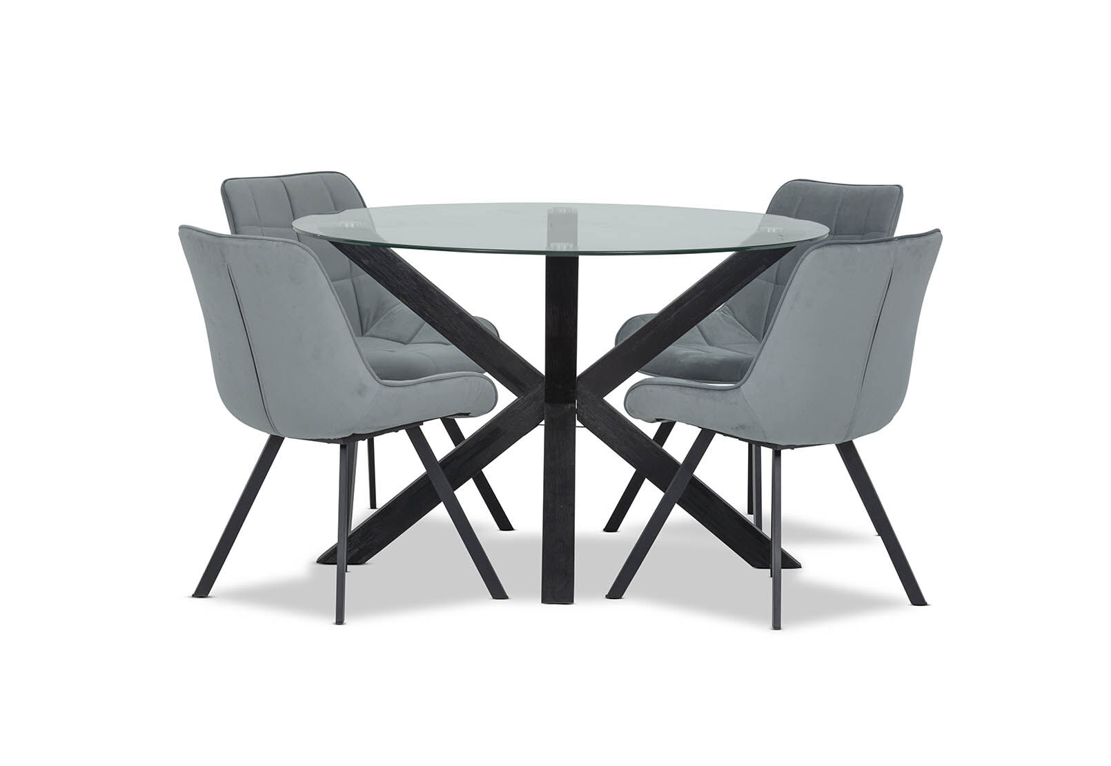 PROMENADE - 5 Piece Dining Suite with Blaze Dining Chairs PROMENADE