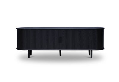 TANNER - 2 Door Black Entertainment Unit