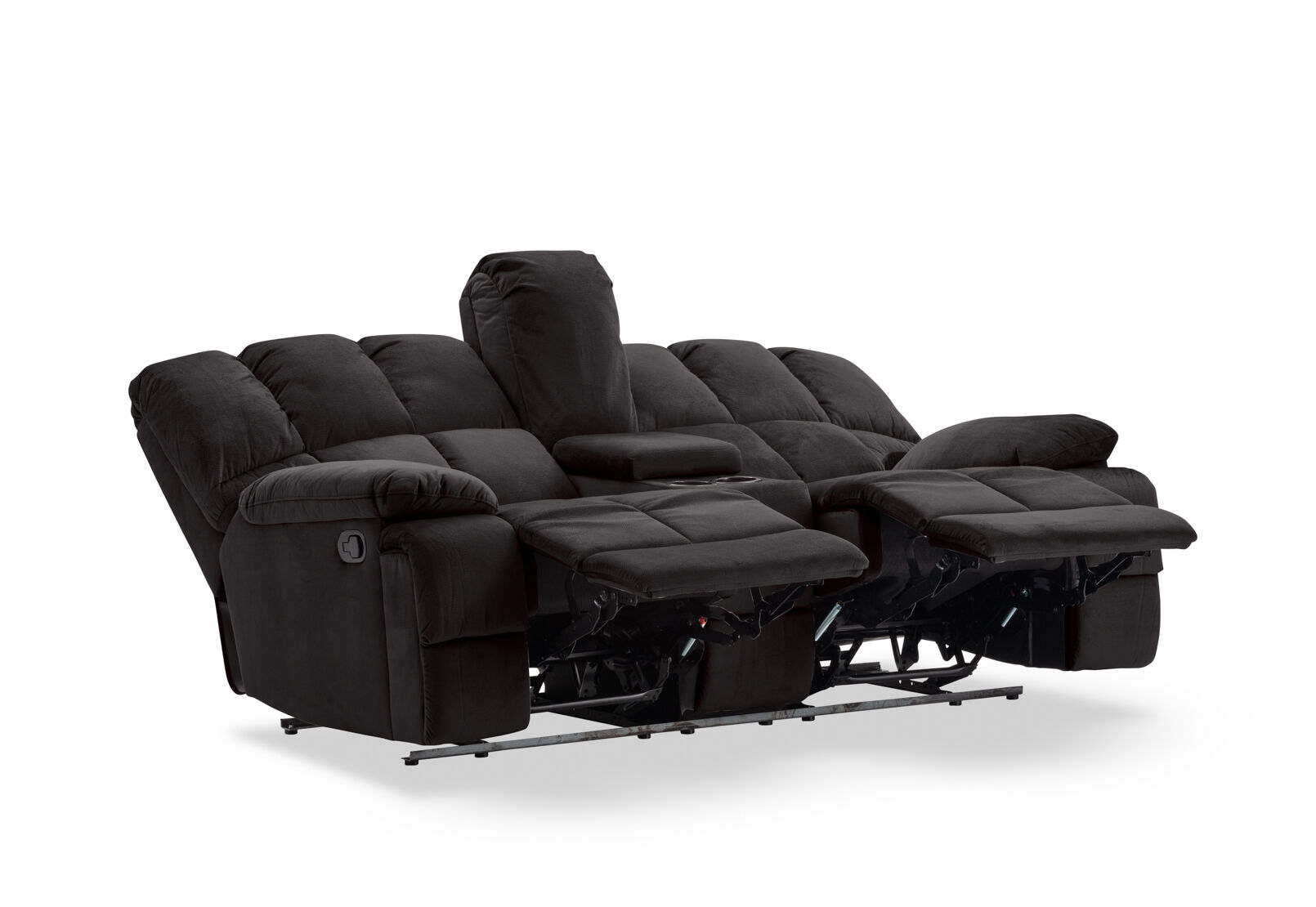 LEBRON FABRIC - 2 Seater with Recliners and Console LEBRON FABRIC