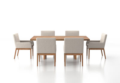 ROMULUS - 7 Piece Dining Suite with Lazarus Dining Chairs