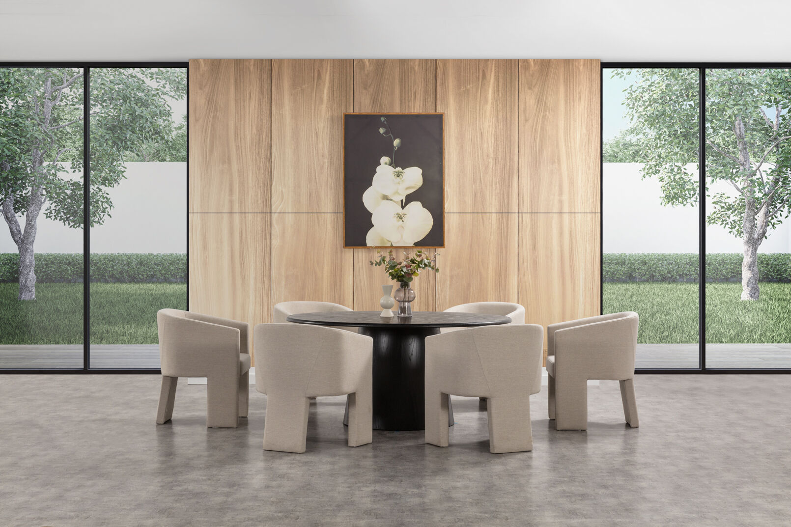 THANOS - 7 Piece Dining Suite with Alicante Dining Chairs. THANOS