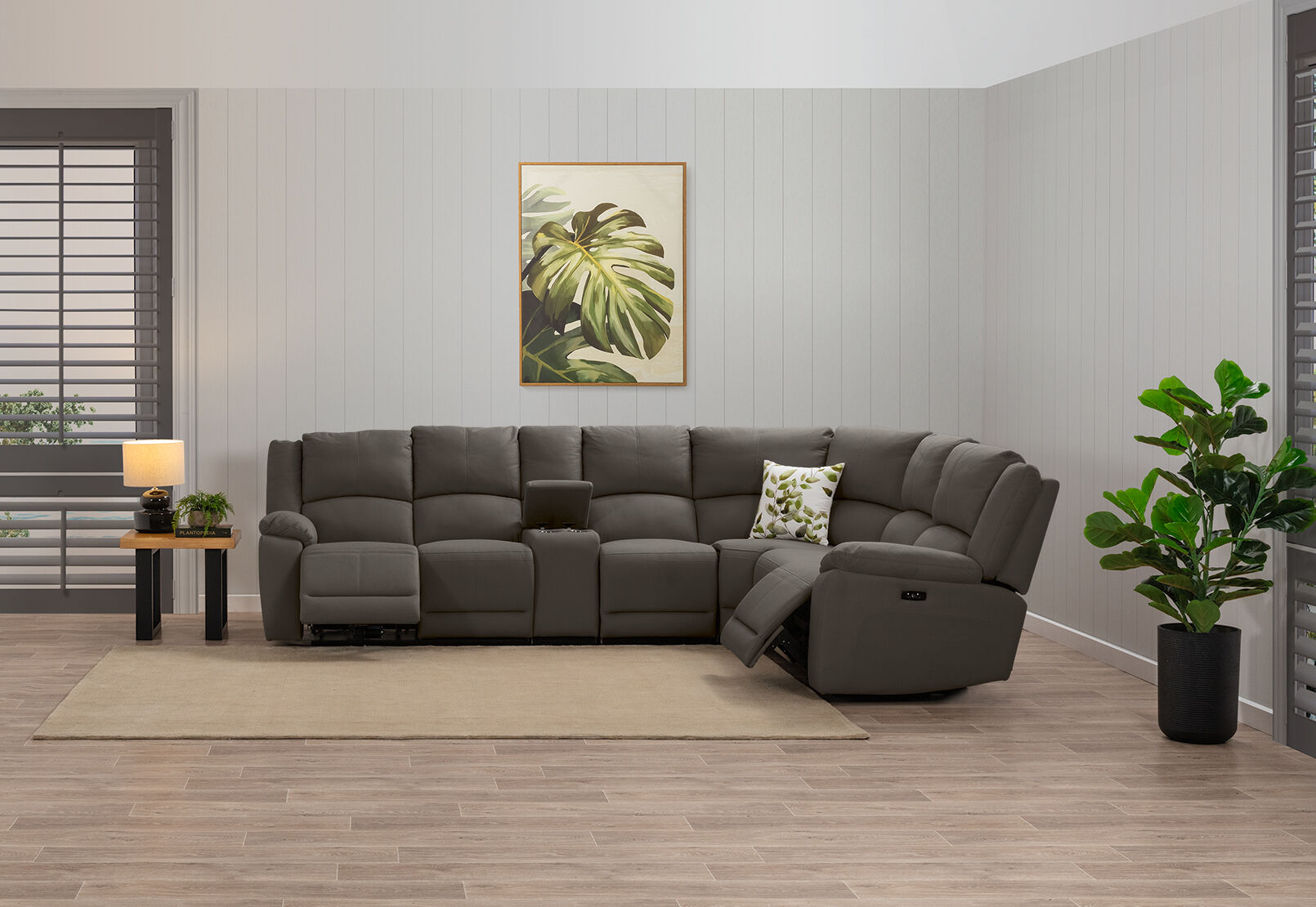RODDICK FABRIC - 6 Seater Corner Lounge RODDICK FABRIC