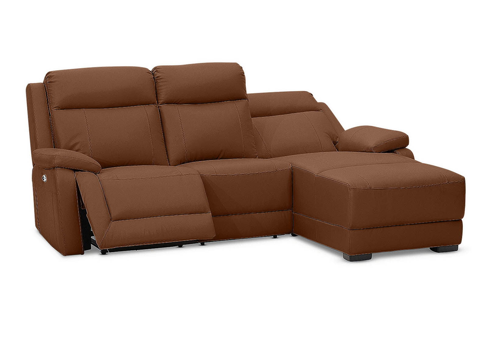 SAN MARCO - Leather 3 Seater Right-Hand Facing Chaise SAN MARCO