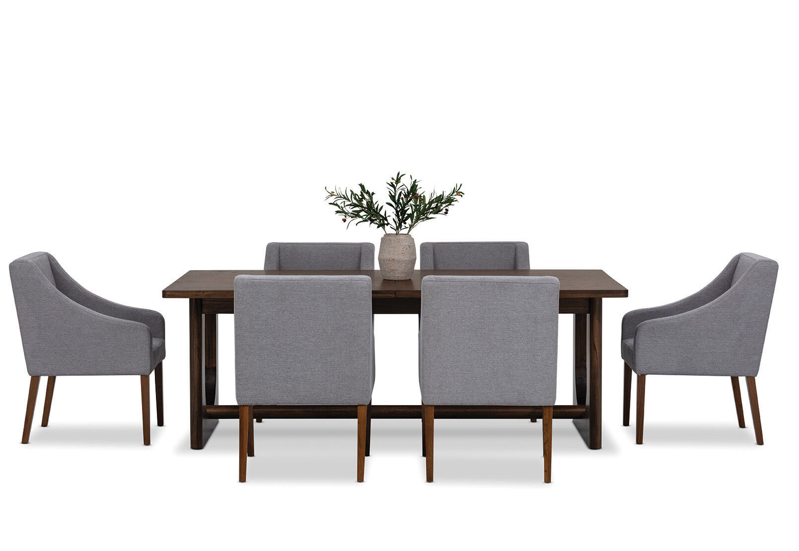 NICCOLO - 7 Piece Extension Dining Suite with Volante Dining Chairs NICCOLO
