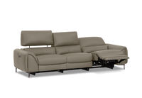 DOMINICO LEATHER - 3 Seater with 2 inbuilt Electric Recliners DOMINICO LEATHER