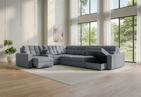 BEVERLY FABRIC - Corner with Sliders BEVERLY FABRIC