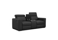DAMIAN LEATHER - 2 Seater Sofa with inbuilt Electric Recliners DAMIAN LEATHER