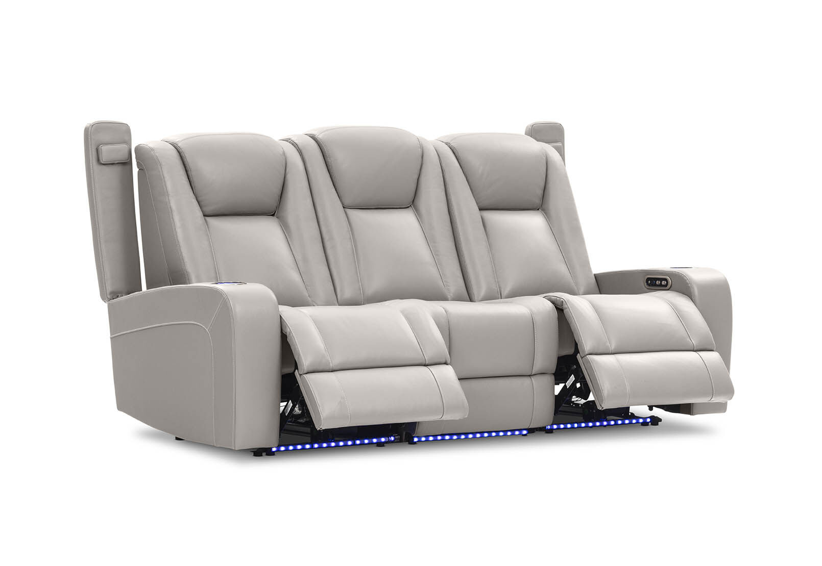SENTINAL MK2 LEATHER - 3 Seater with 2 Electric Recliners SENTINAL MK2 LEATHER