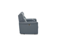 SERGIO LEATHER - 3 Seater with 2 Inbuilt Electric Recliners SERGIO LEATHER