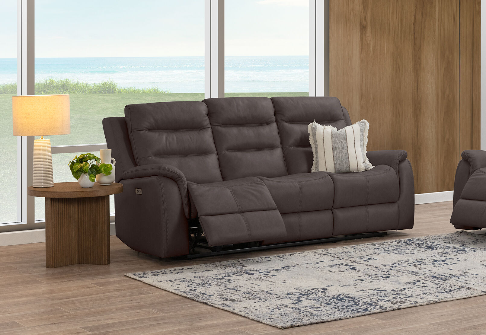 NADAL FABRIC - 3 Seater with Electric Recliners NADAL FABRIC