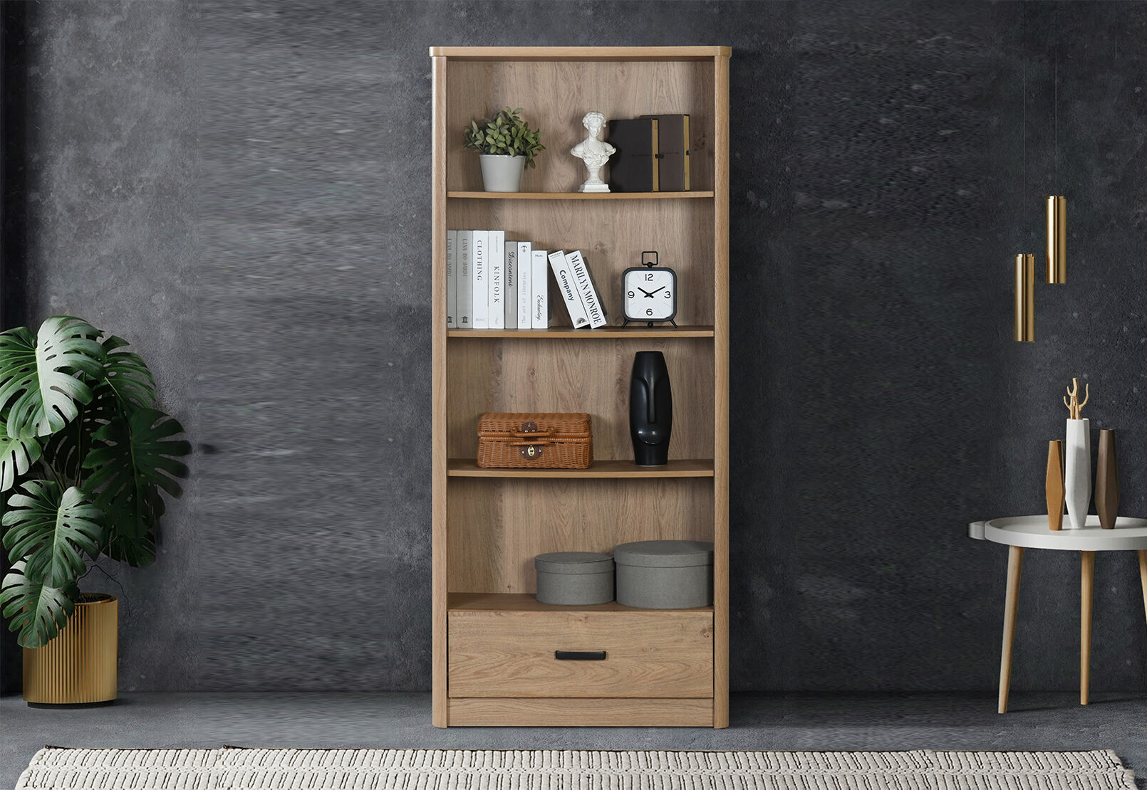 PROCTOR - 5 Tier Bookcase PROCTOR
