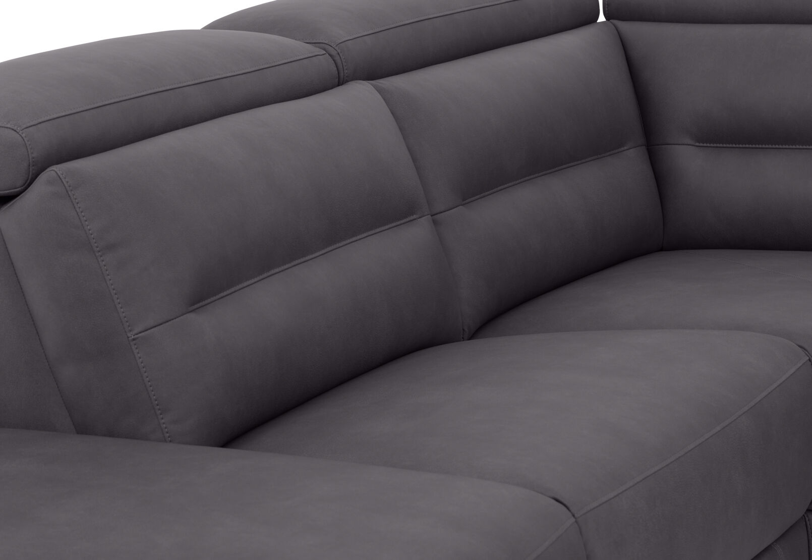 JEFFRIES FABRIC - Corner Lounge with Inbuilt Electric Recliner and LHF Chaise JEFFRIES FABRIC