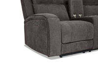 BAYTOWN FABRIC - 2 Seater Electric Recliners with Console BAYTOWN FABRIC