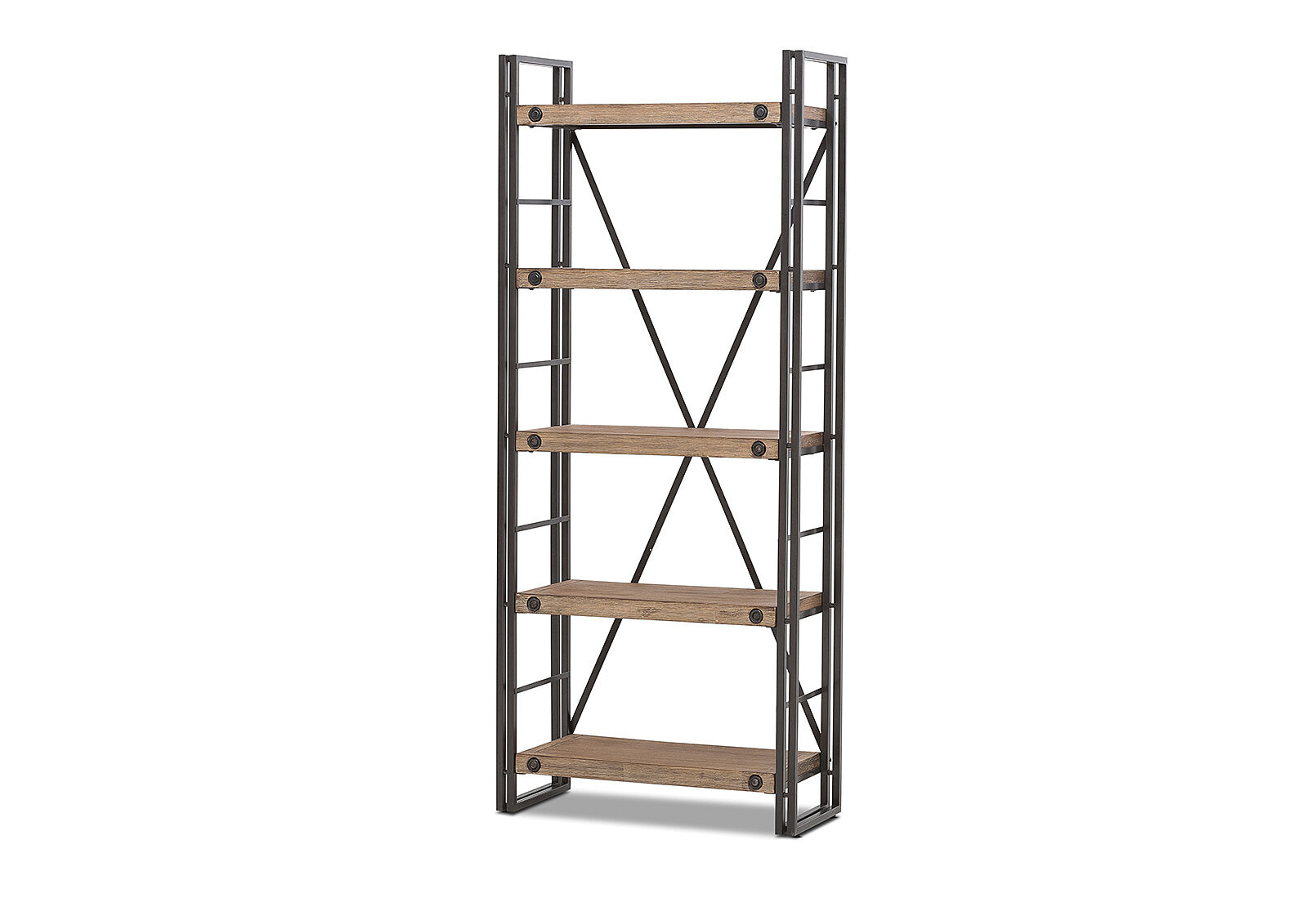 Luther 5 Tier Bookcase Amart Furniture