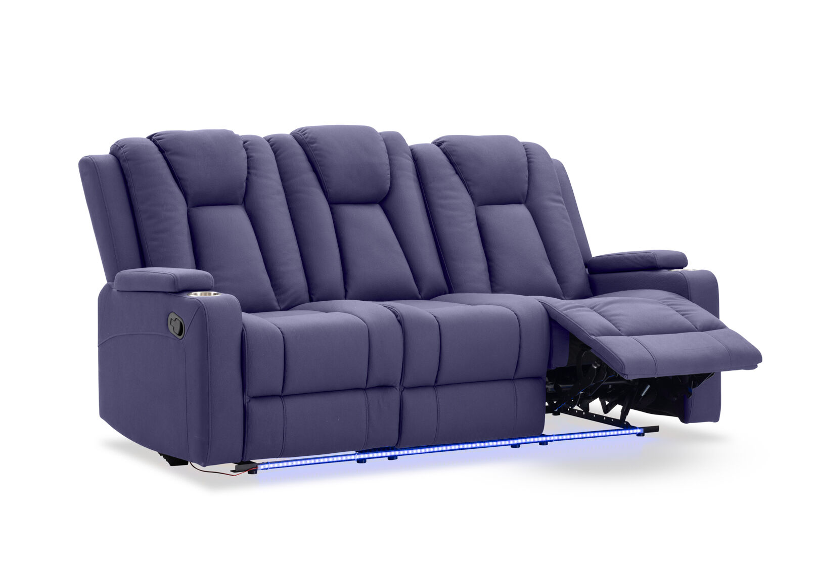 TRAVIS FABRIC - 3 Seater with Recliners TRAVIS FABRIC