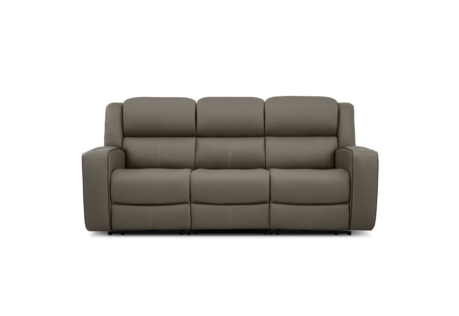 CAPALDI LEATHER - 3 Seater Sofa with 2 Inbuilt Electric Recliners CAPALDI LEATHER