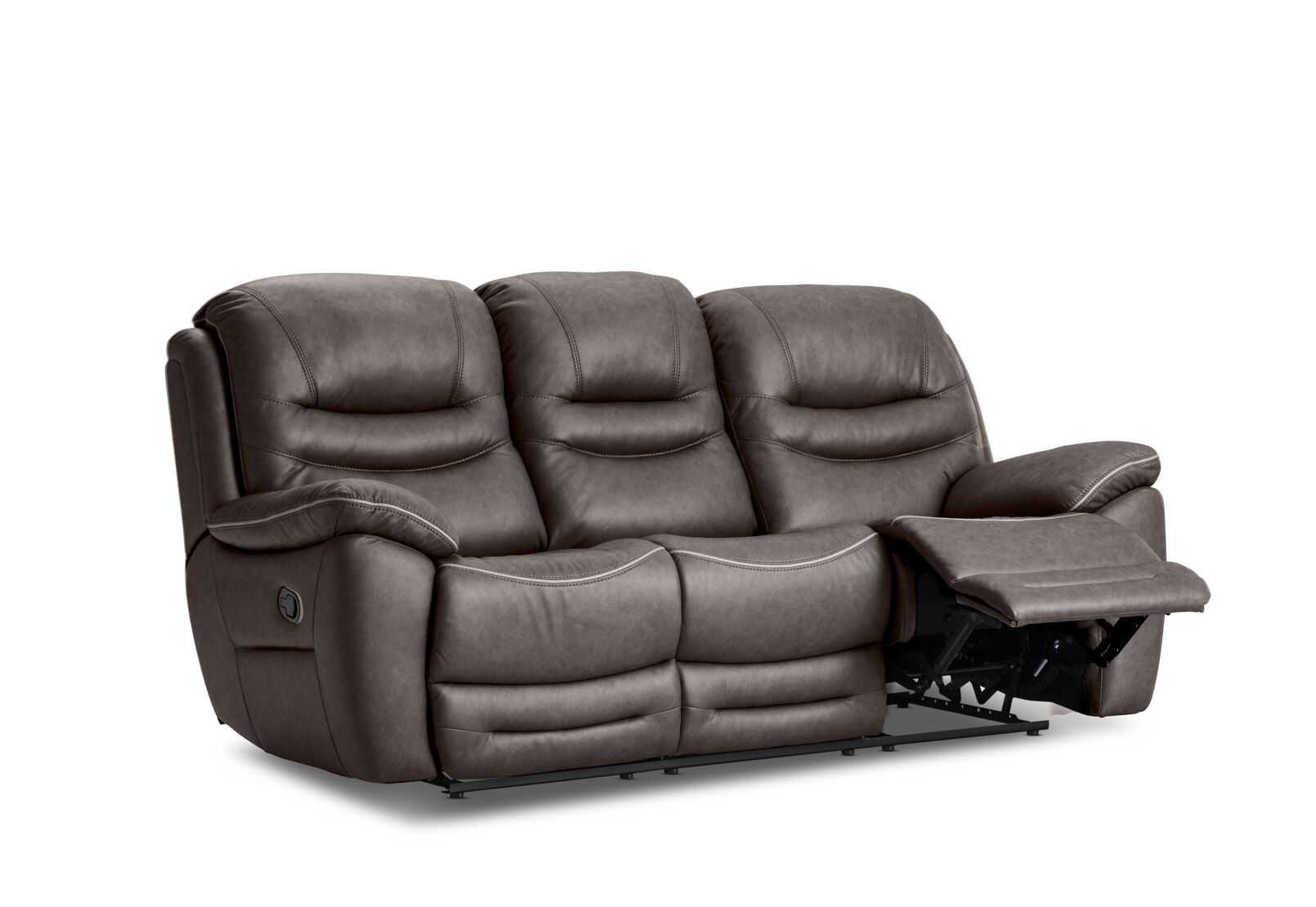 FEDERER FABRIC - 3 Seater with inbuilt Recliners FEDERER FABRIC