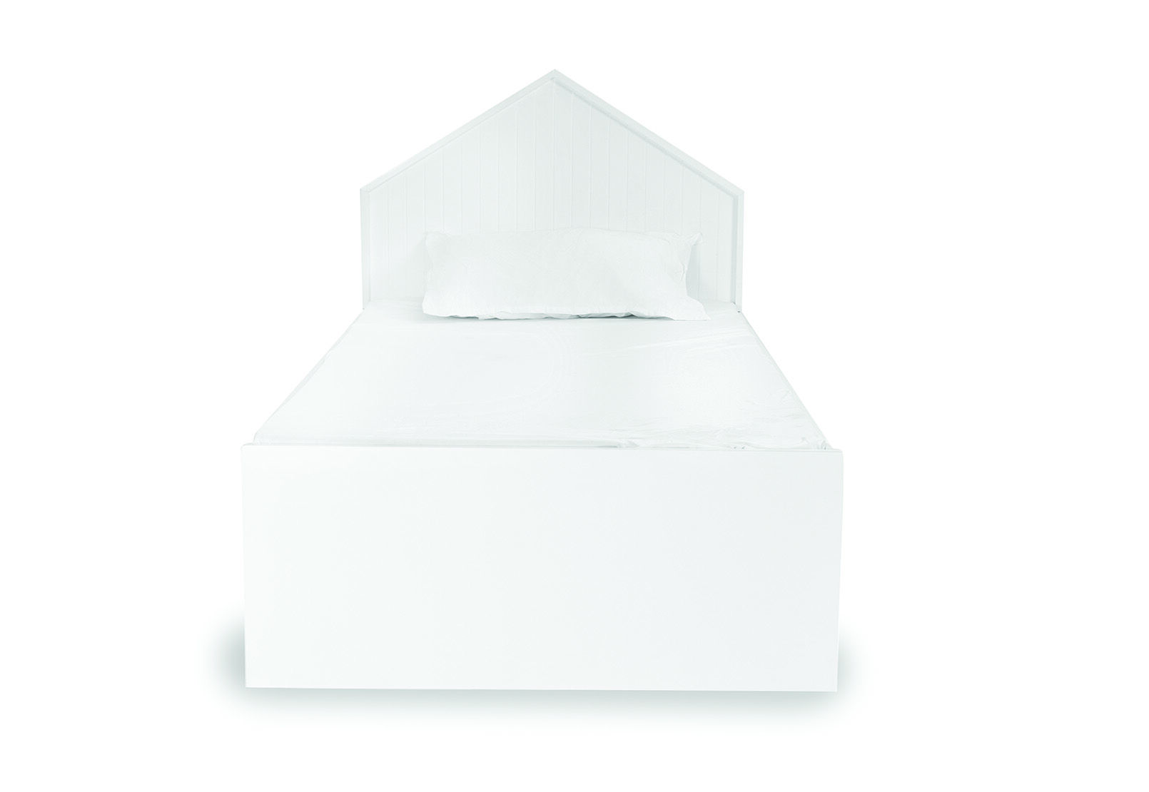 McLEAN - Single Bed House Headboard with Storage McLEAN