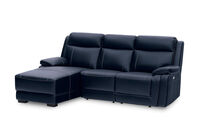 SAN MARCO - Leather 3 Seater Left-Hand Facing Chaise SAN MARCO